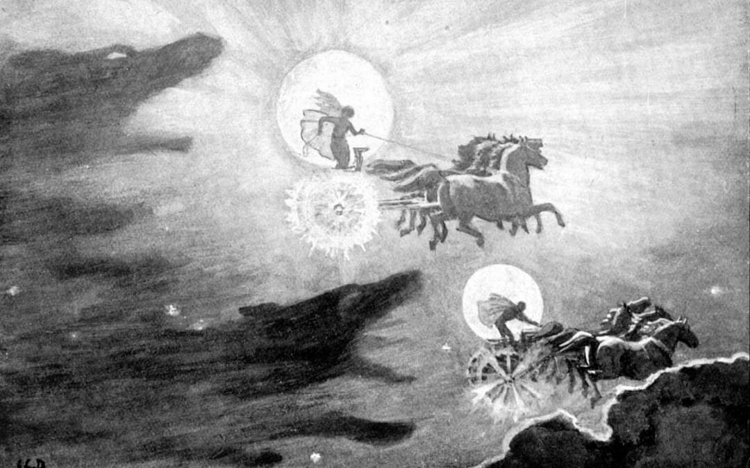 Sun and Moon in Germanic myth