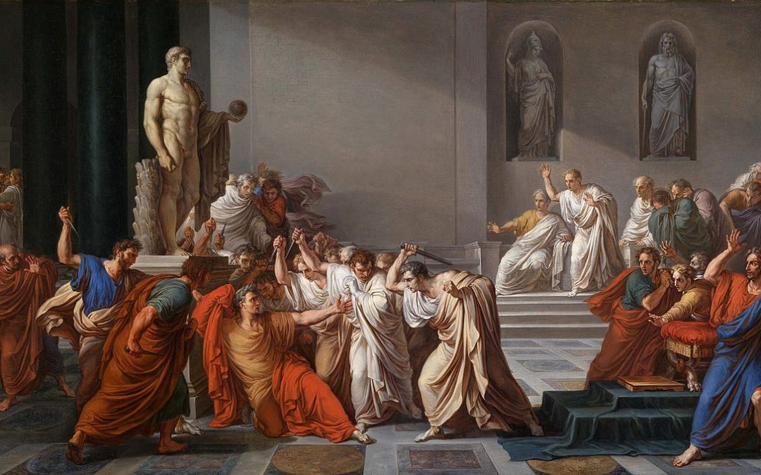 The Death of Julius Caesar (1798) by Vincenzo Camuccini